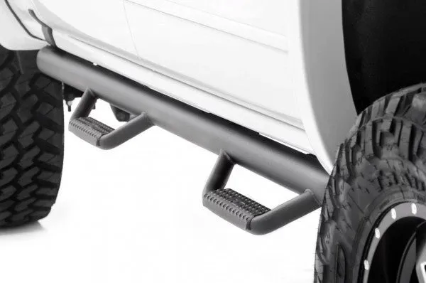 2014-2018 GMC Sierra/ Chevrolet Silverado Nerf Steps - 2WD/4WD (Crew Cab Short Bed Models) [5.7ft Beds] - RCC1489CC