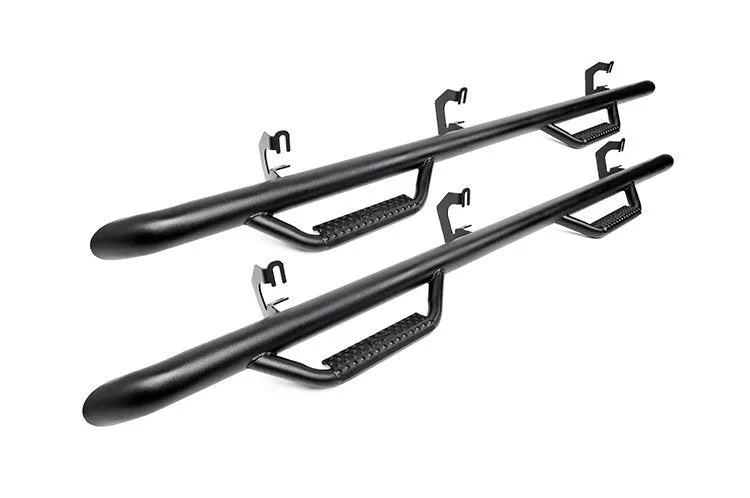 2014-2018 GMC Sierra/ Chevrolet Silverado Nerf Steps - 2WD/4WD (Crew Cab Short Bed Models) [5.7ft Beds] - RCC1489CC