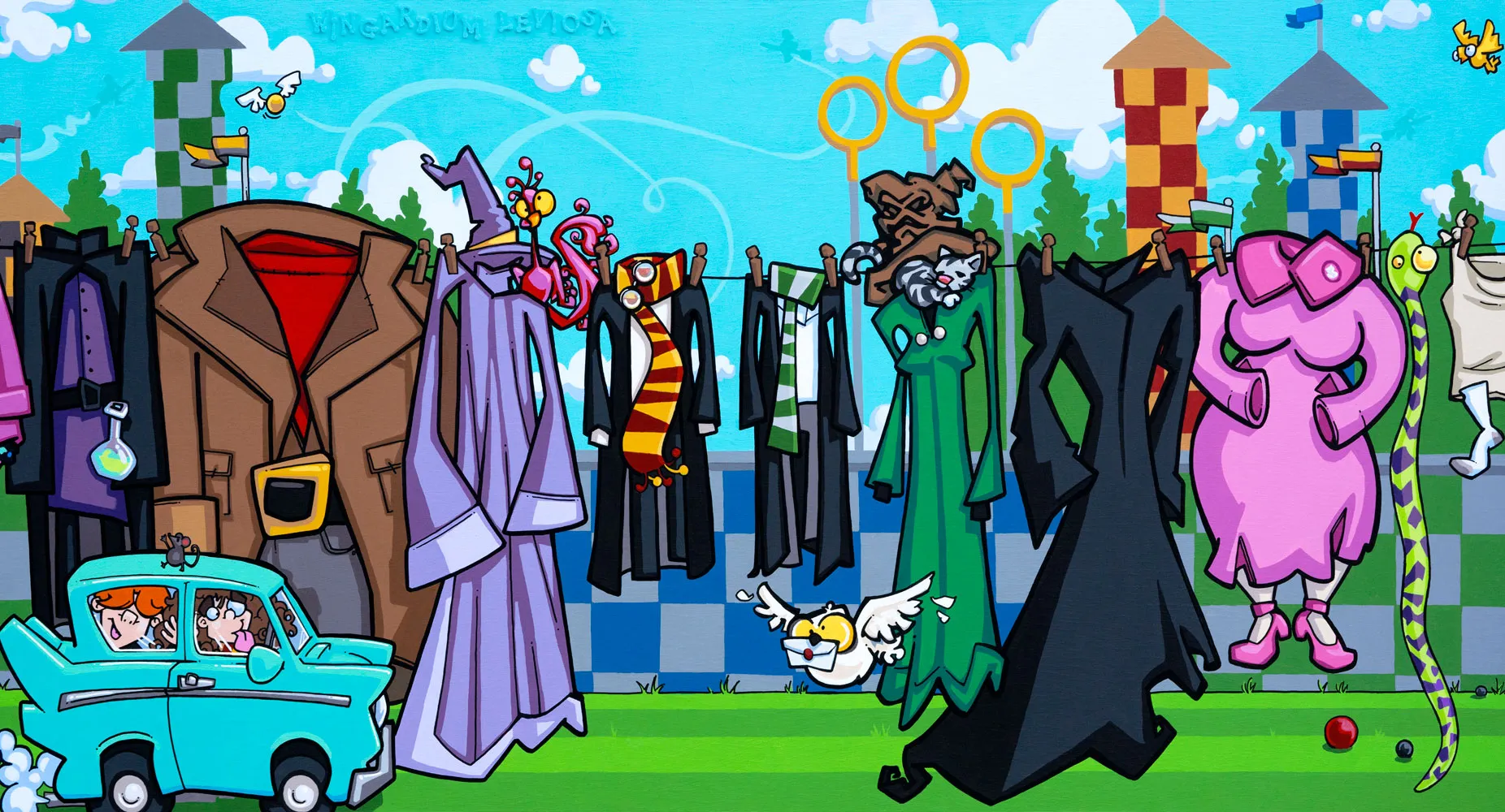756 Piece Jigsaw Puzzle Witches and Wizardry