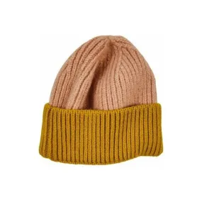 Abigail Blush & Mustard Beanie
