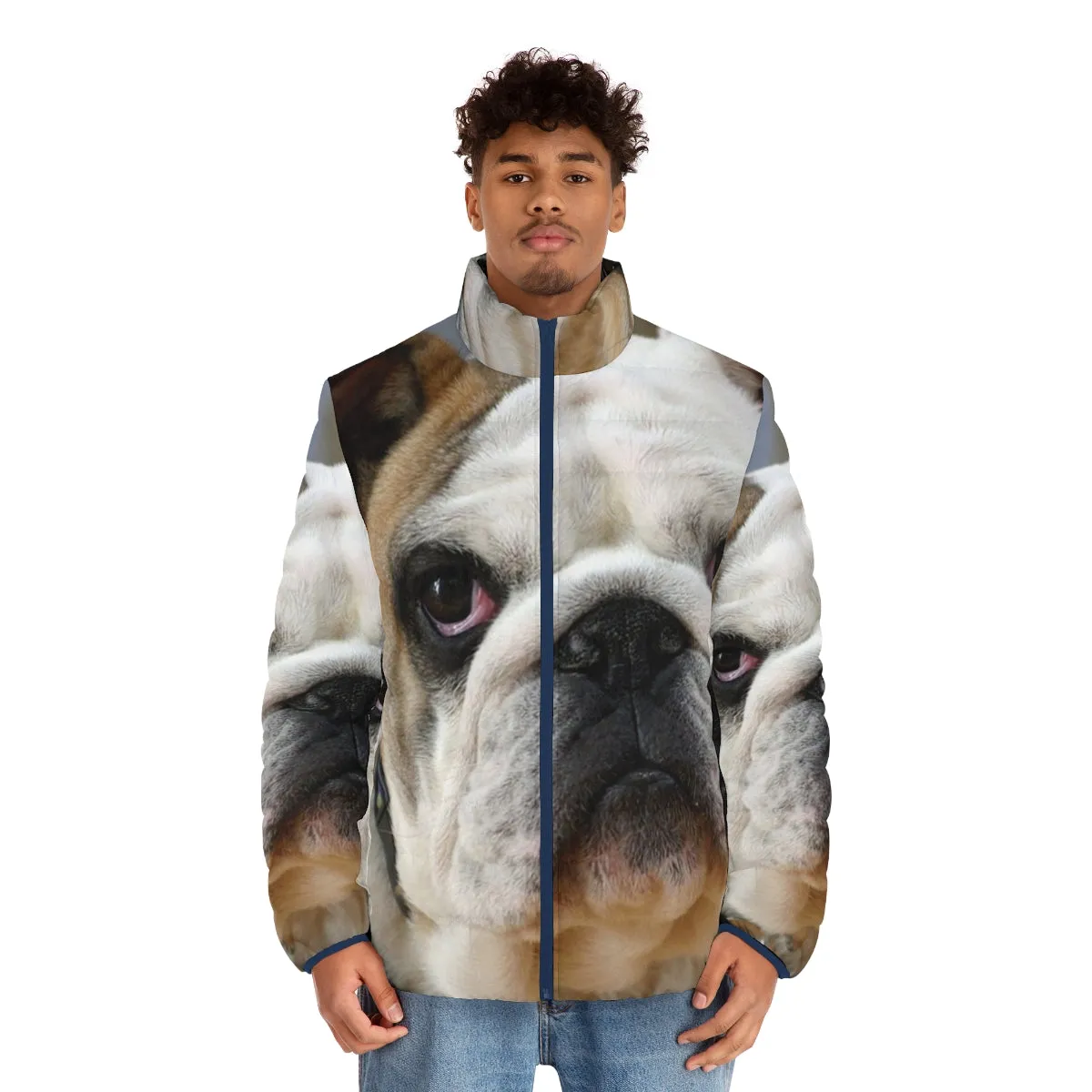 Adorable English Bulldog Puffer Jacket for Stylish Pet Owners