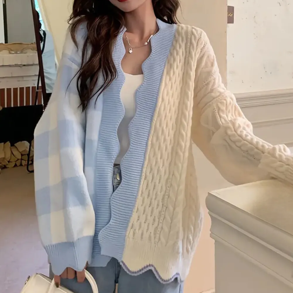 ALEXIS - Elegant Strikket Cardigan til Kvinder