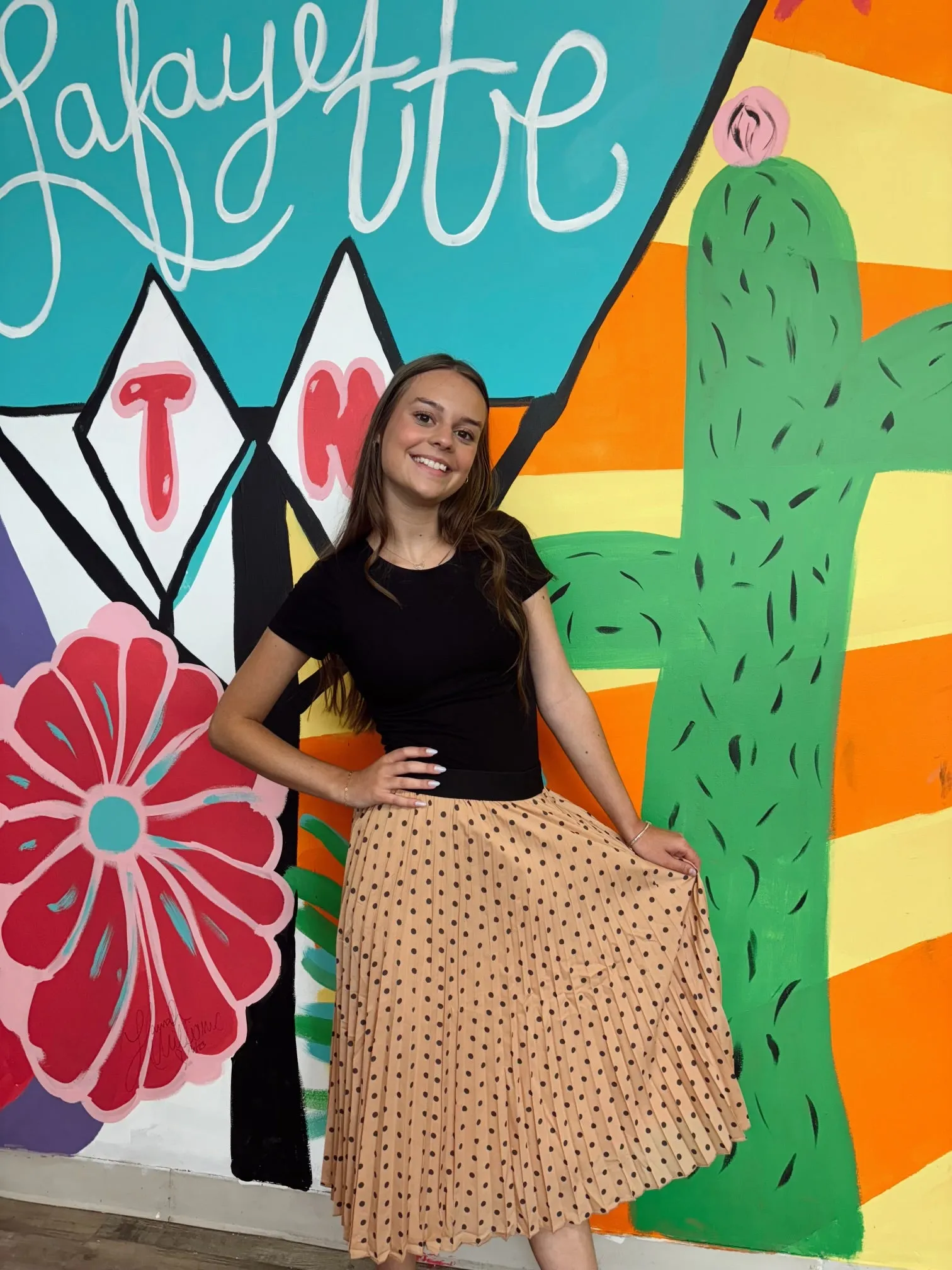 Always Positive Pleated Skirt