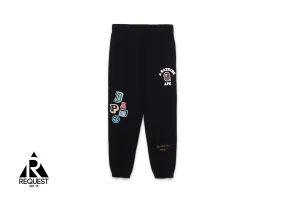 BAPE Multi Fonts Sweatpants “Black”