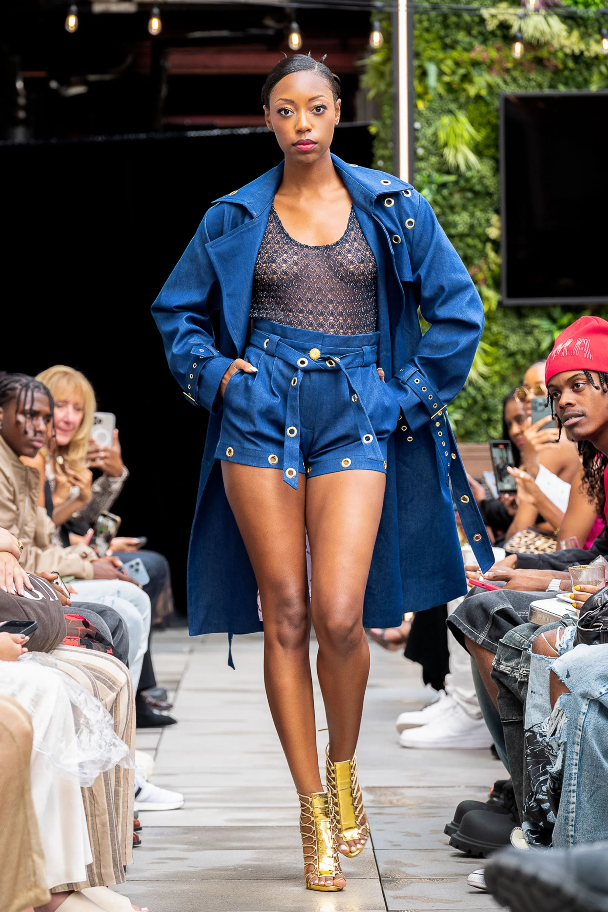 Bellina Denim Trench Coat