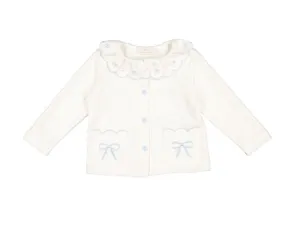 Bow Knit Cardigan-Pink & Blue (Toddler)