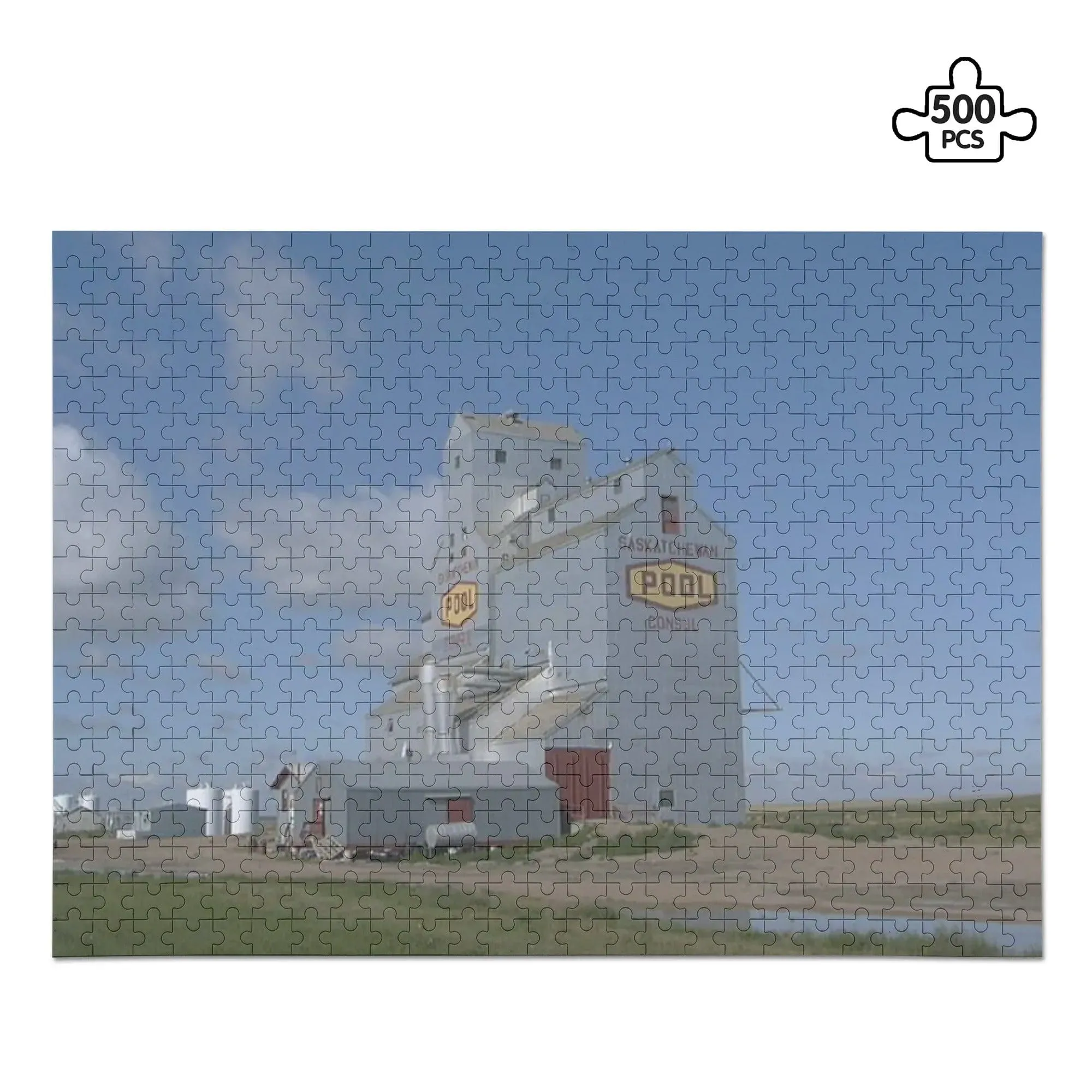 Canada Proud Jigsaw Puzzle Series (Saskatchewan Grain Elevator Edition): Consul (500 Pcs)