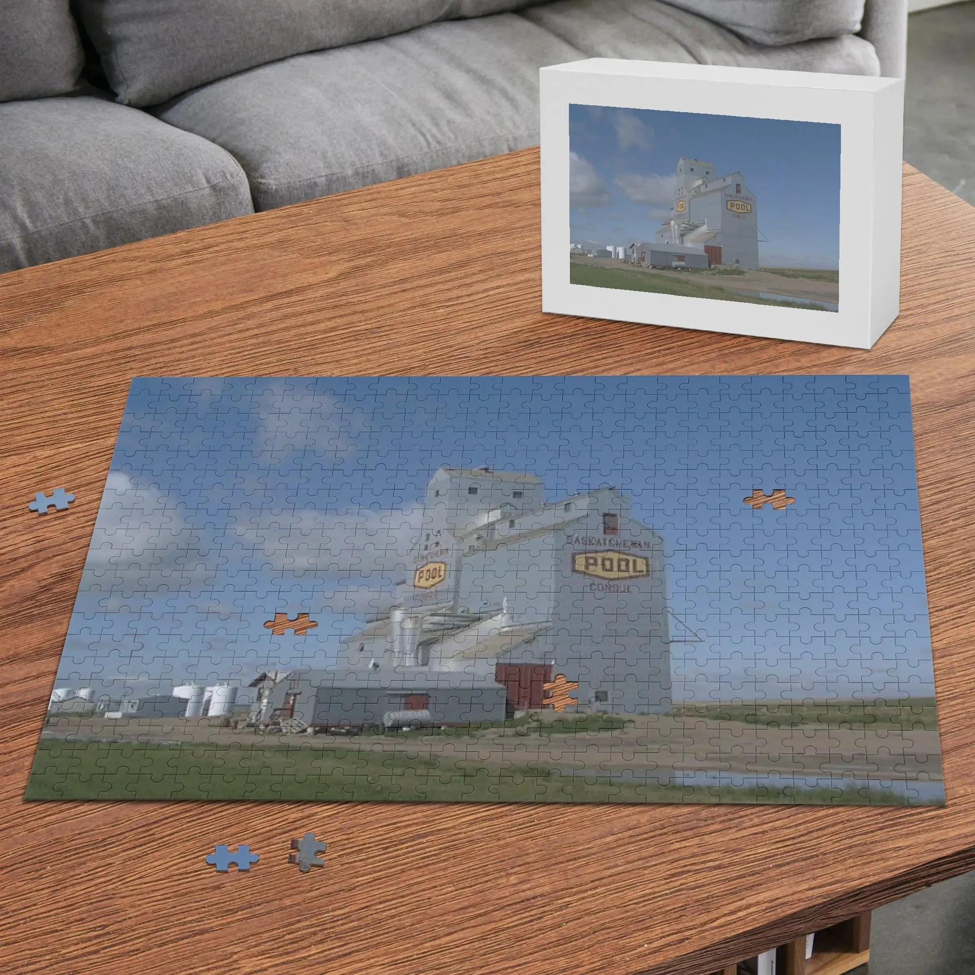 Canada Proud Jigsaw Puzzle Series (Saskatchewan Grain Elevator Edition): Consul (500 Pcs)