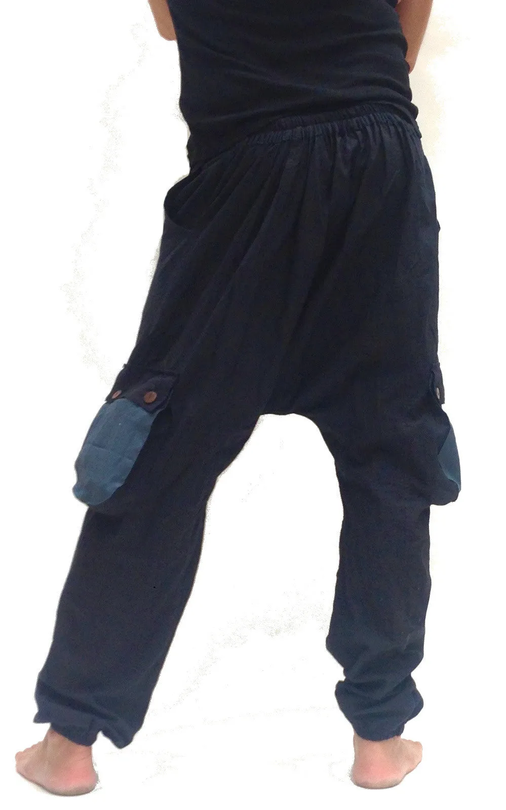 Cargo pants low crotch