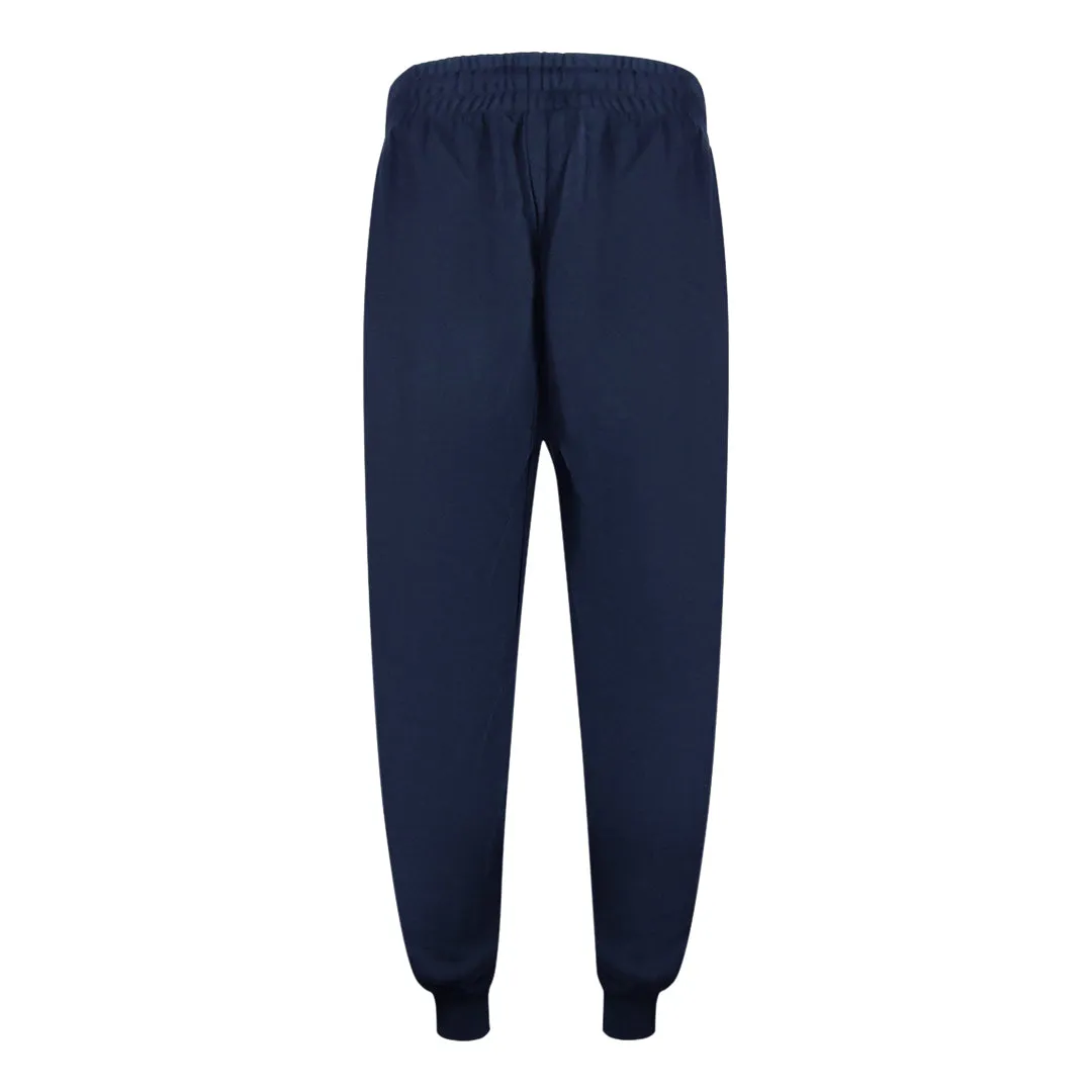 Cavalli Class Bold Tiger Design Navy Blue Sweatpants