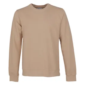 Classic Organic Unisex Crewneck Sweatshirt, Honey Beige