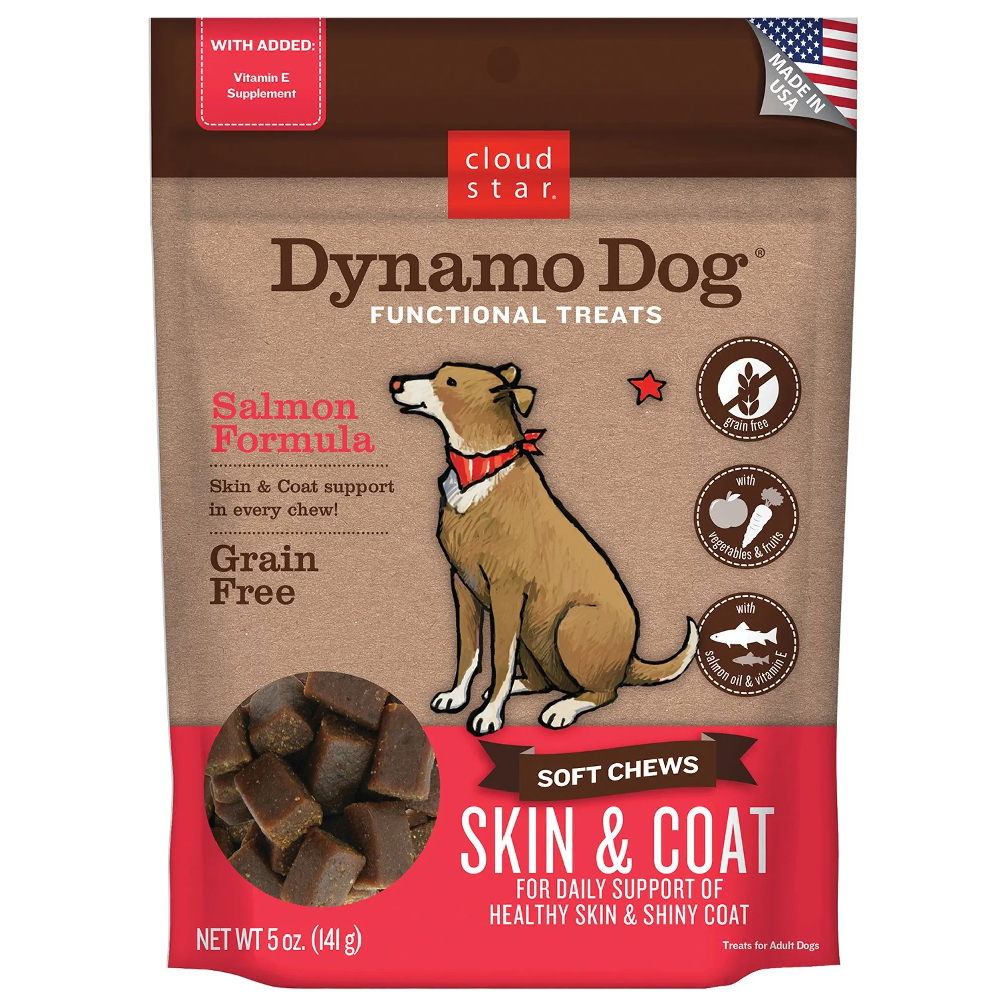 Cloud Star Dynamo Dog Skin & Coat Salmon Formula