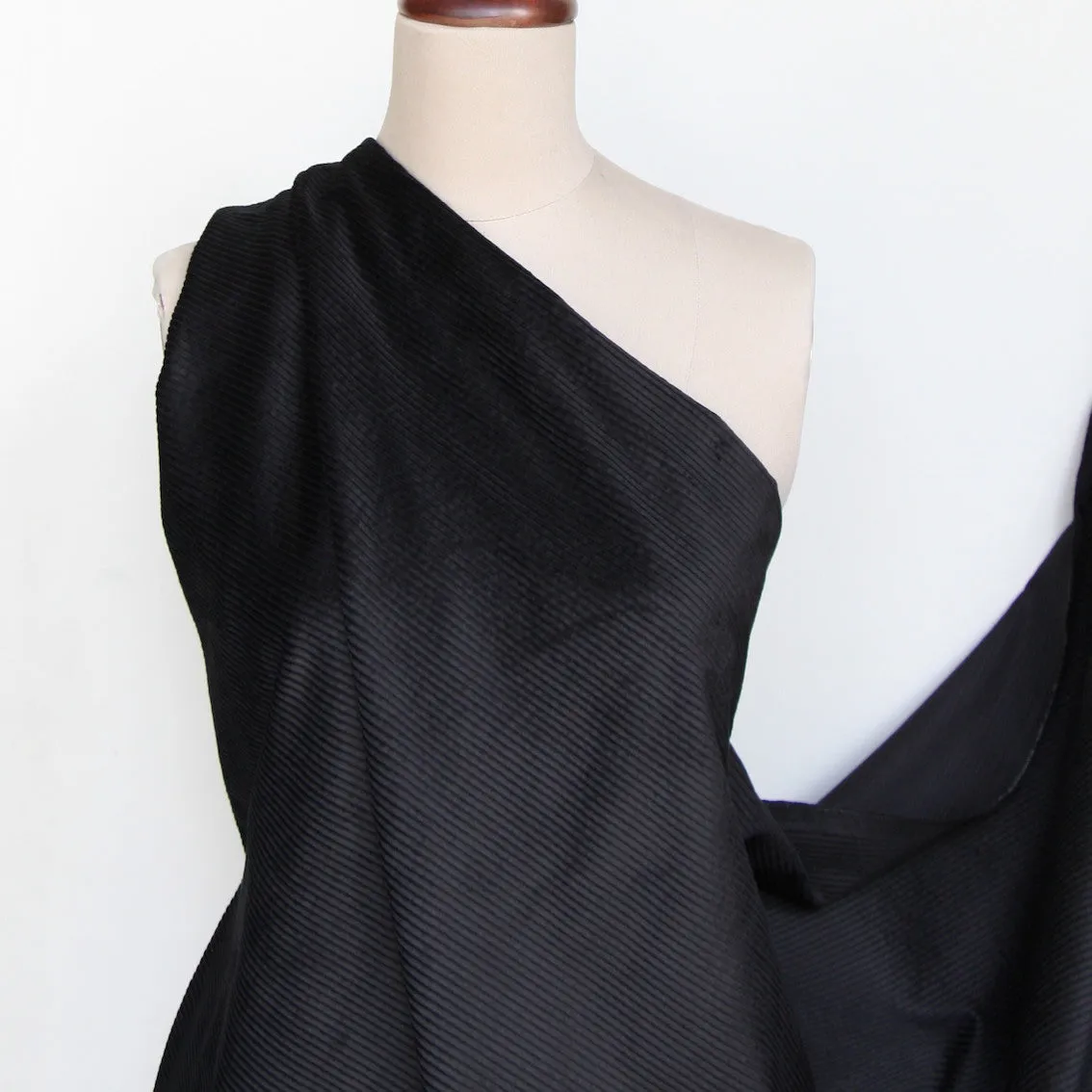 Corded Ebony - Jumbo Corduroy