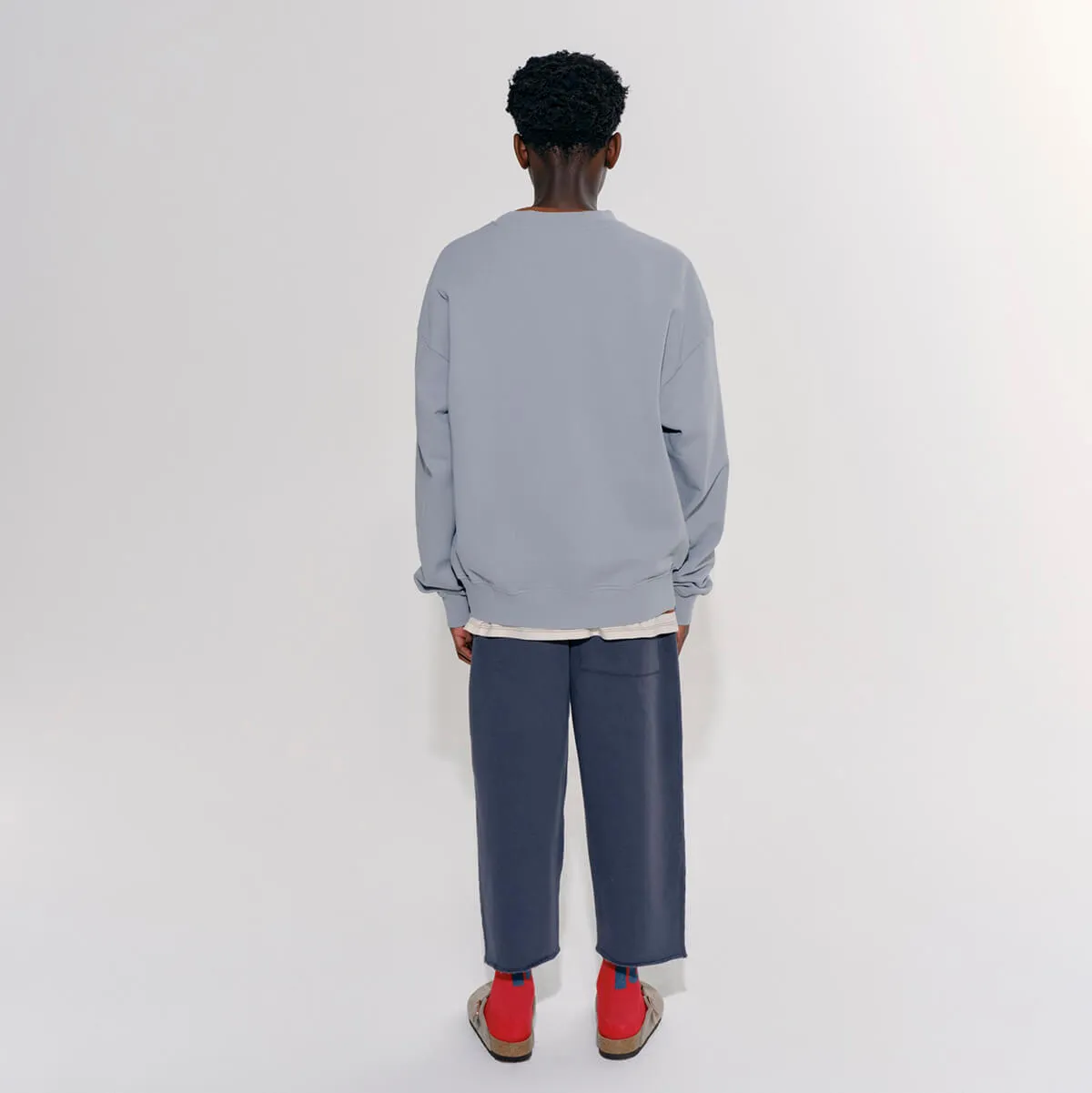 Cut Off Sweats in Dark Shadow by Main Story - Last Ones In Stock - 2-4 Years
