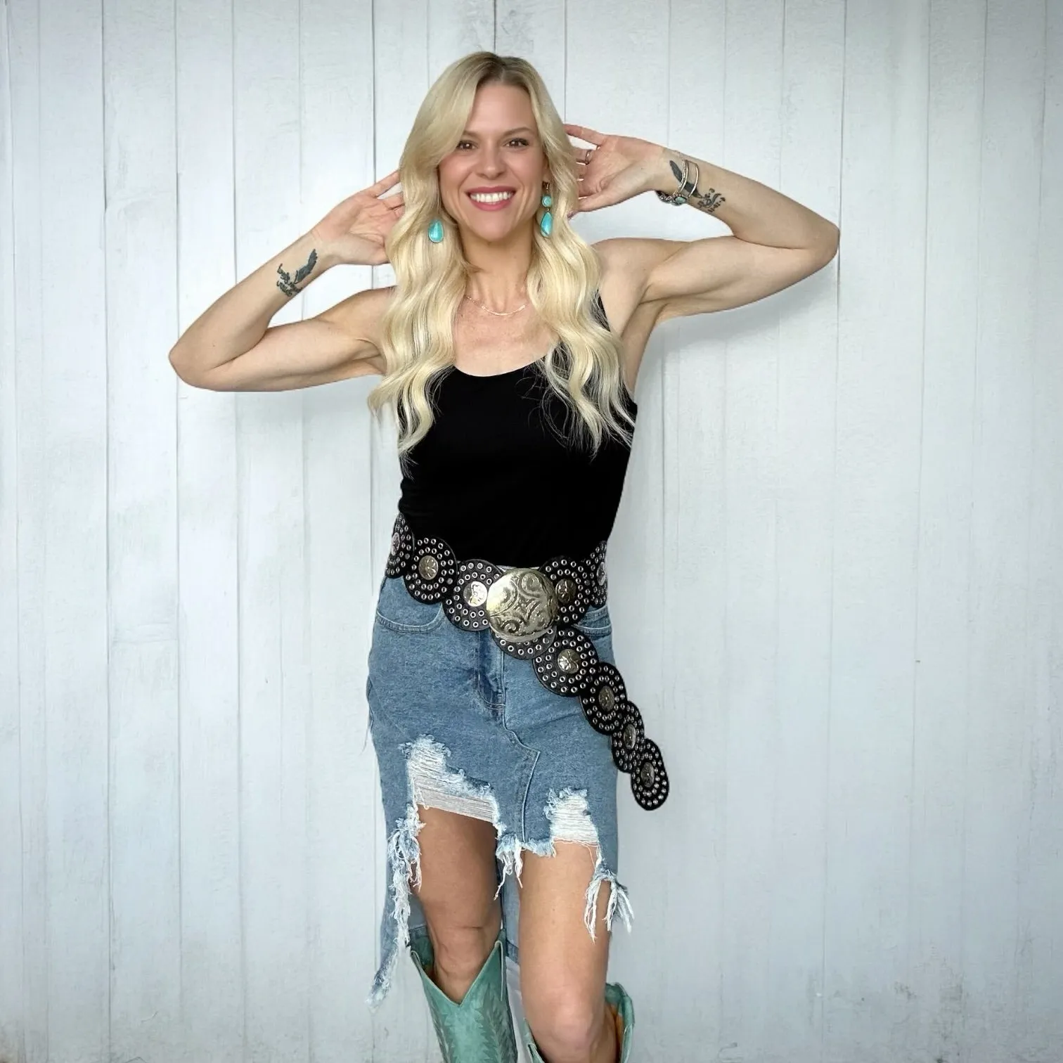 Dixie Darling Denim Skirt