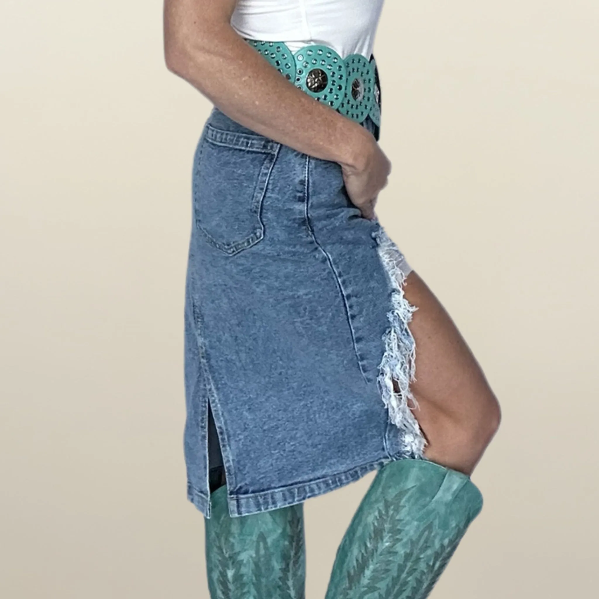 Dixie Darling Denim Skirt