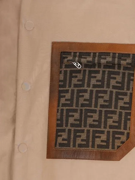FENDI Luxurious Reversible Trench for Men - FW23 Collection