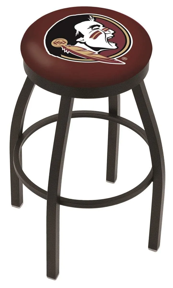 Florida State Seminoles HBS Head Logo Swivel Bar Stool with Garnet Cushion