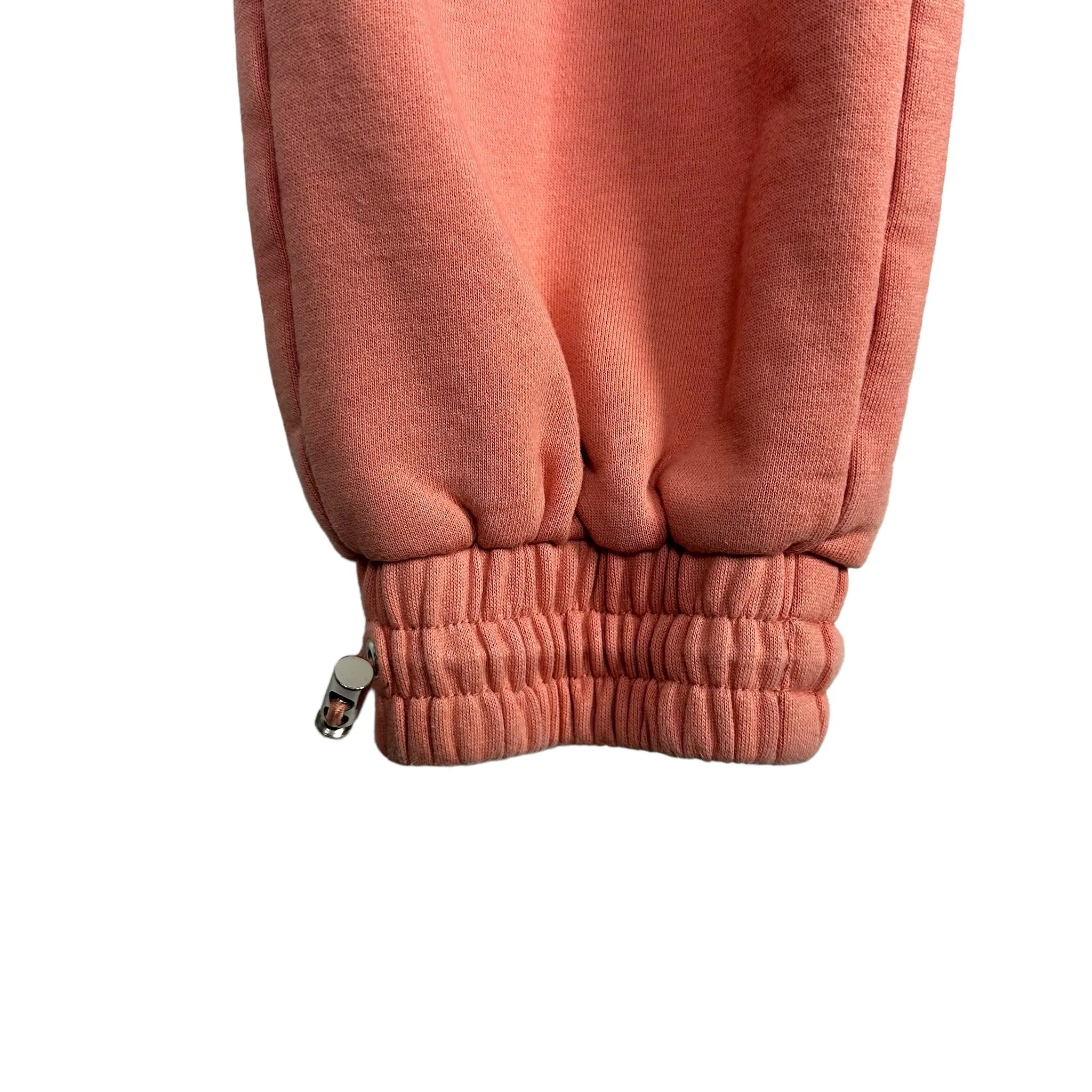 For Love & Lemons Pink Drawstring Waist and Cuffs Sweatpants- Size S