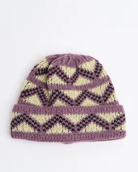 GEO BEANIE PURPLE