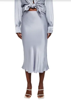 Grace satin Skirt - Bluemoon