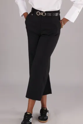Harlow wide leg pants - black stretch