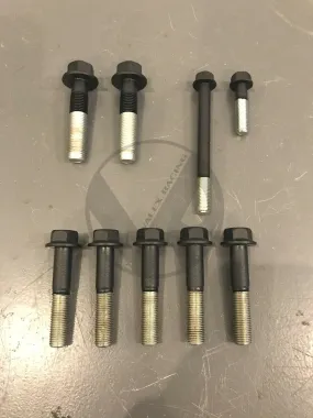 Honda Acura B Series Transmission Bolt Kit Black Wrinkle Finish B16 B18 B20 5spd