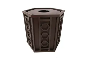 Huntington Trash Receptacle - 32 Gallon Capacity