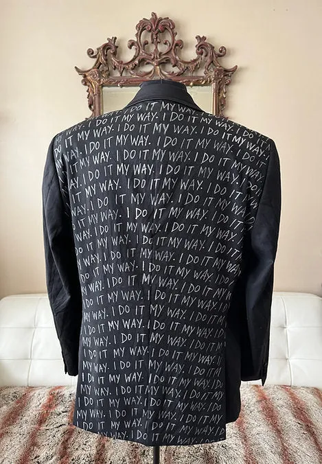 I DO IT MY WAY, Size 42R Mens Suit Jacket