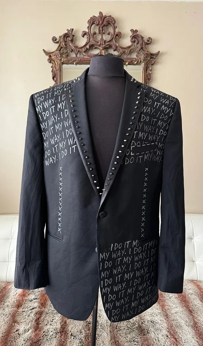 I DO IT MY WAY, Size 42R Mens Suit Jacket