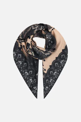 LARGE SQUARE SCARF CURTAIN CALL CHAOS