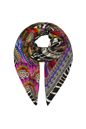 LARGE SQUARE SCARF GUARDIANS OF THE SUN