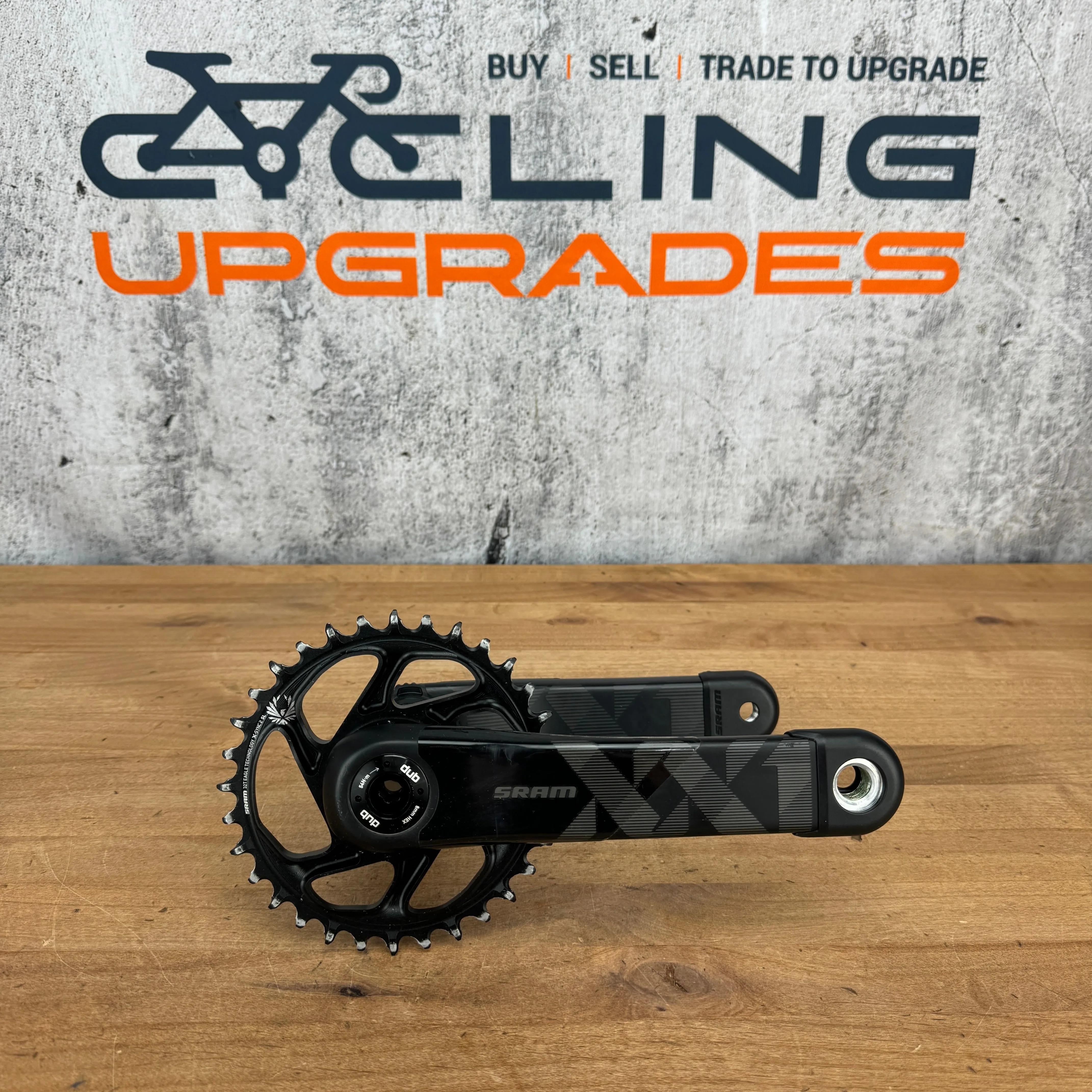 Low Mile! SRAM XX1 Eagle Boost Carbon DUB SL Spindle 175mm 32T 12-Speed Crankset