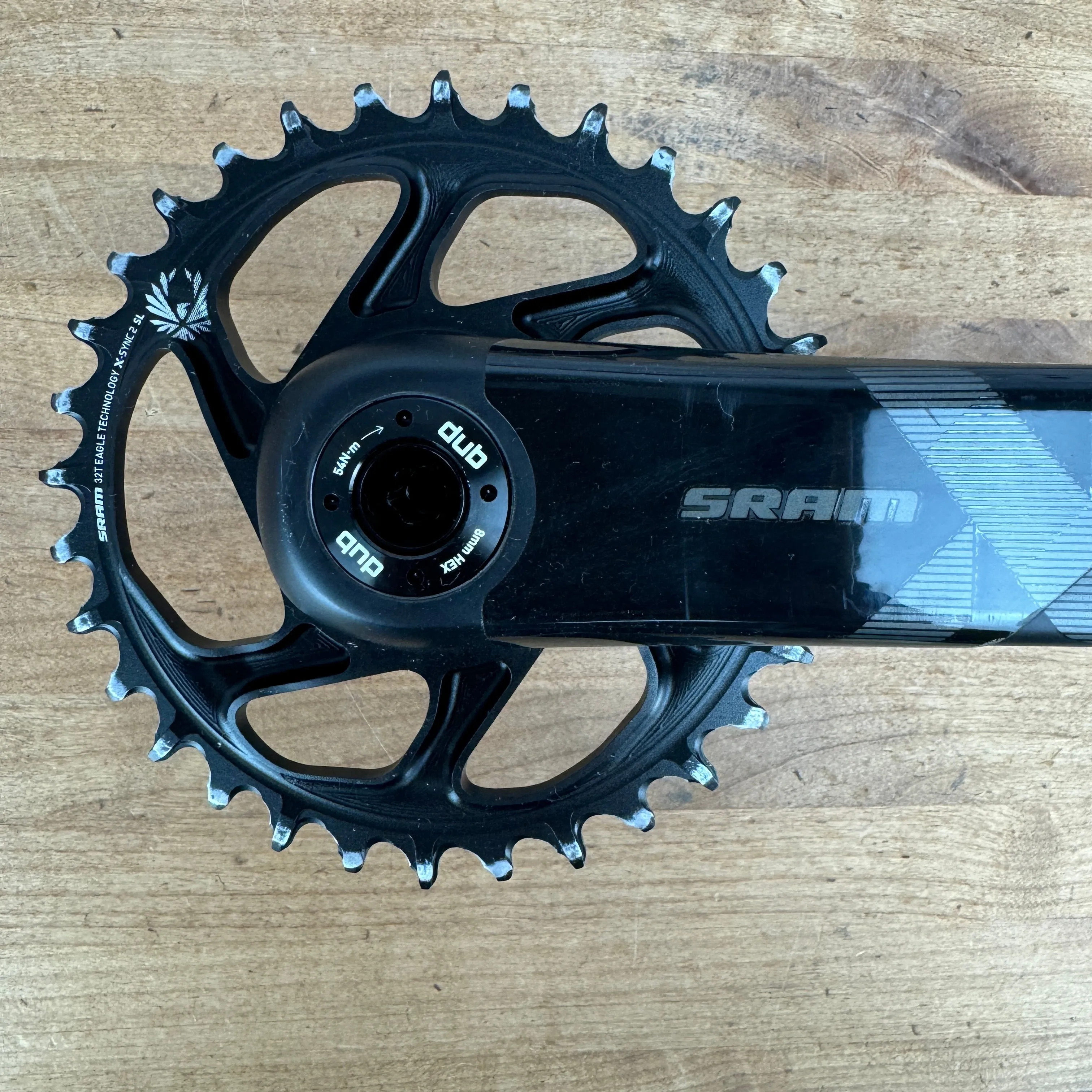 Low Mile! SRAM XX1 Eagle Boost Carbon DUB SL Spindle 175mm 32T 12-Speed Crankset