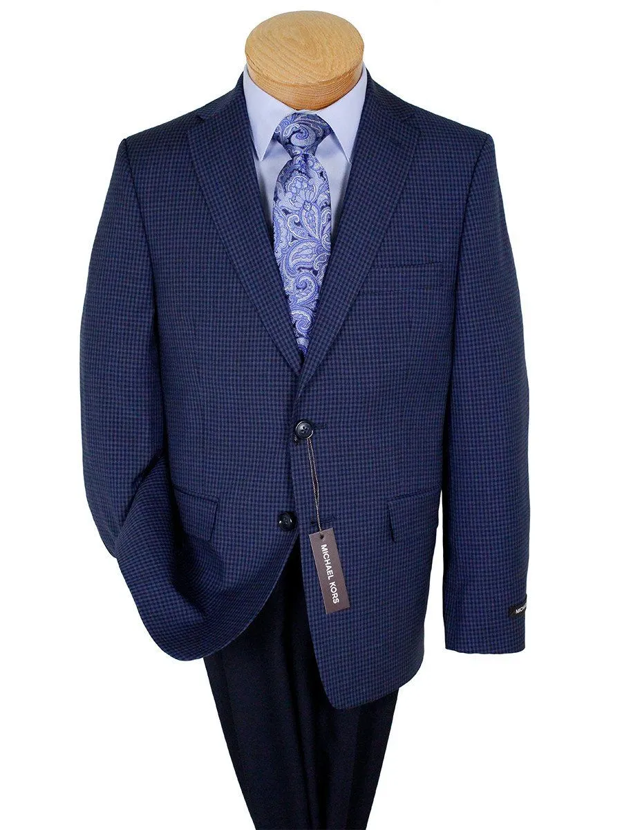 Michael Kors 24292 100% Wool Boy's Sport Coat - Check - Navy