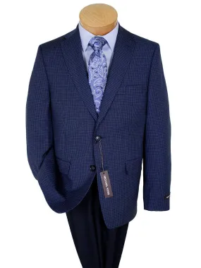 Michael Kors 24292 100% Wool Boy's Sport Coat - Check - Navy