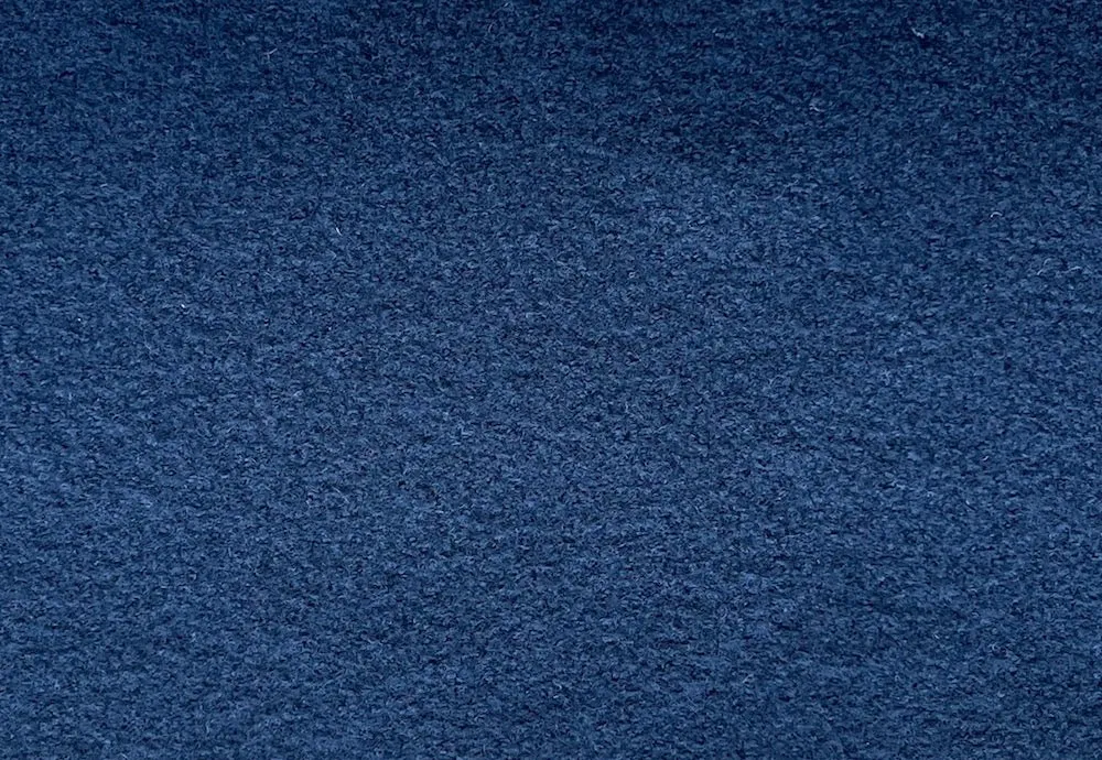 Mid Navy Blue Boiled Wool Coating