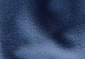 Mid Navy Blue Boiled Wool Coating