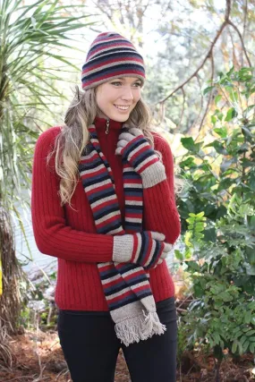 MULTI STRIPE BEANIE