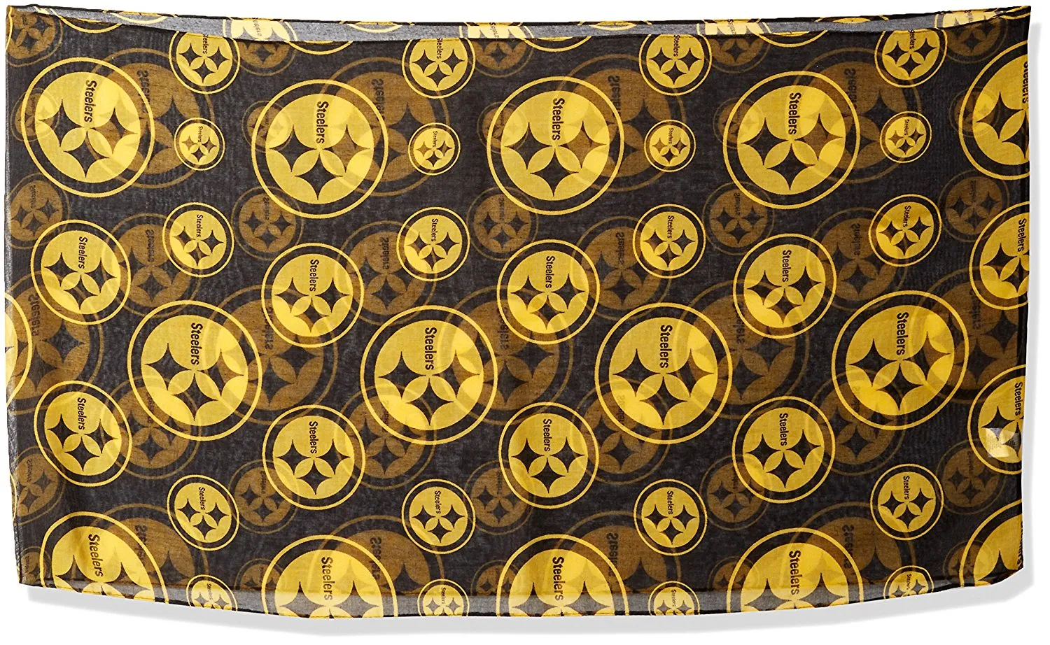 NFL Pittsburgh Steelers Team Logo Infinity Scarf, Black