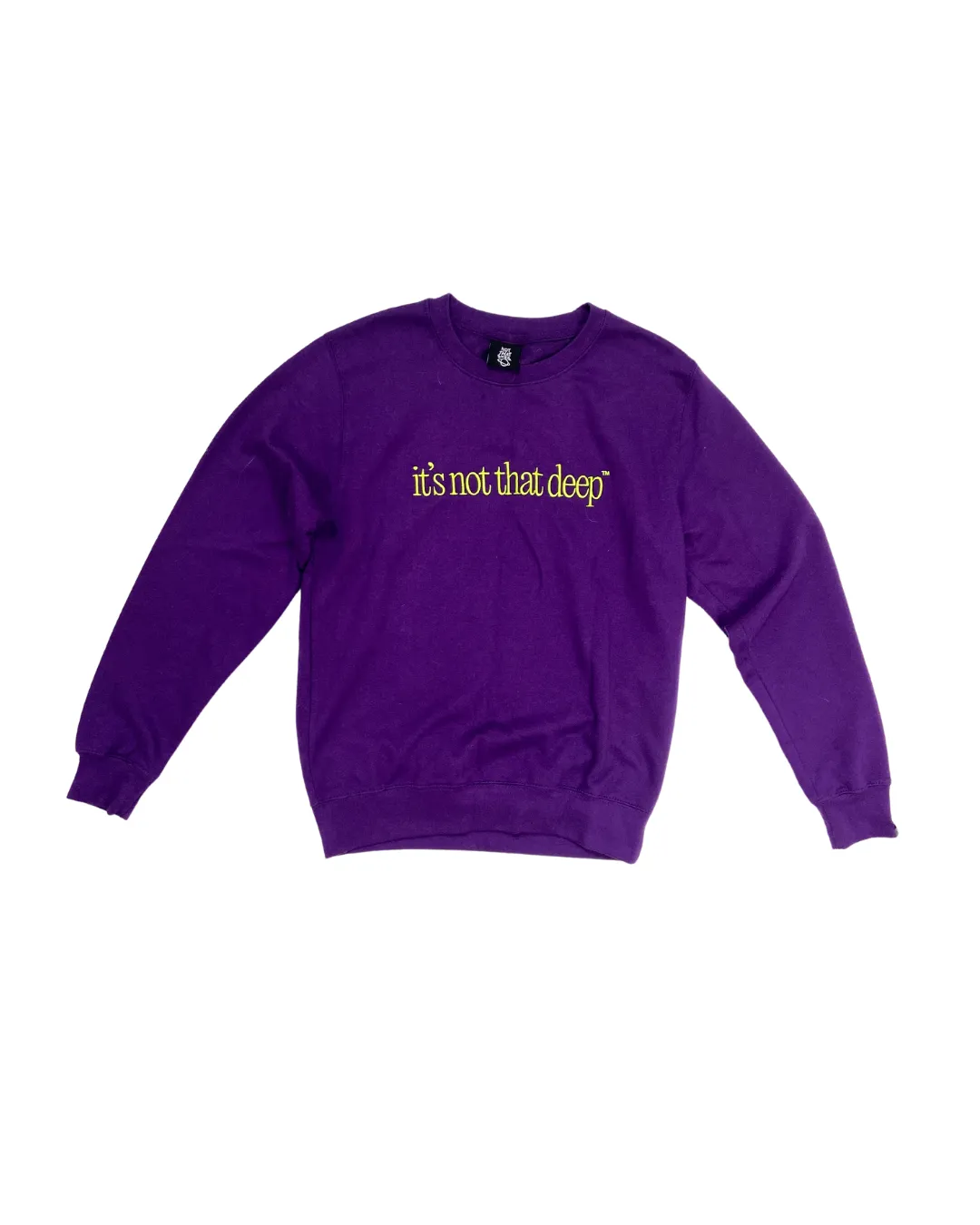 Not That Deep Purple Crewneck Sweatshirt