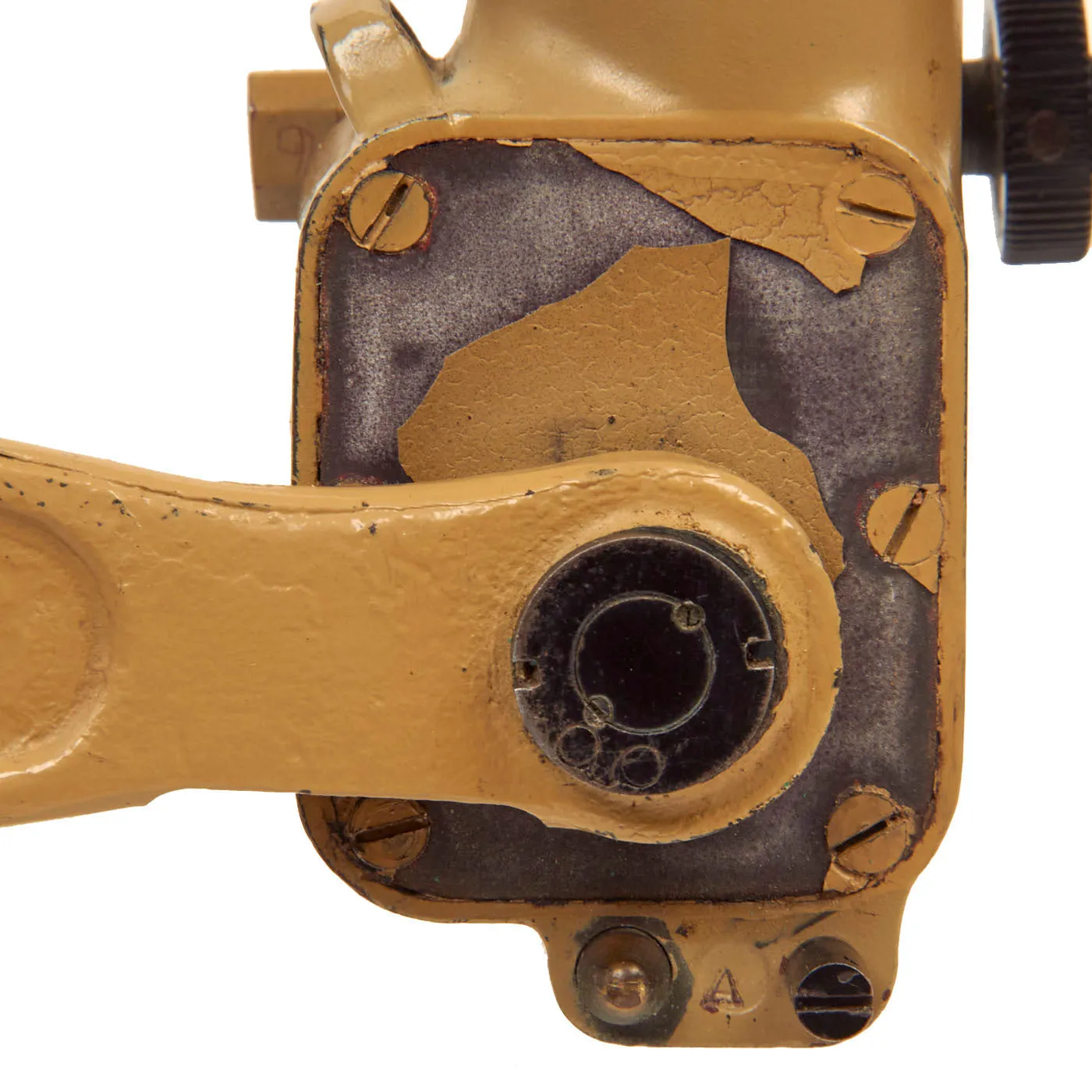 Original French WWII "Rabbit Ears" 8 X 24 Trench Periscope Binoculars by Huet Paris with Leather Case - Possible German Capture