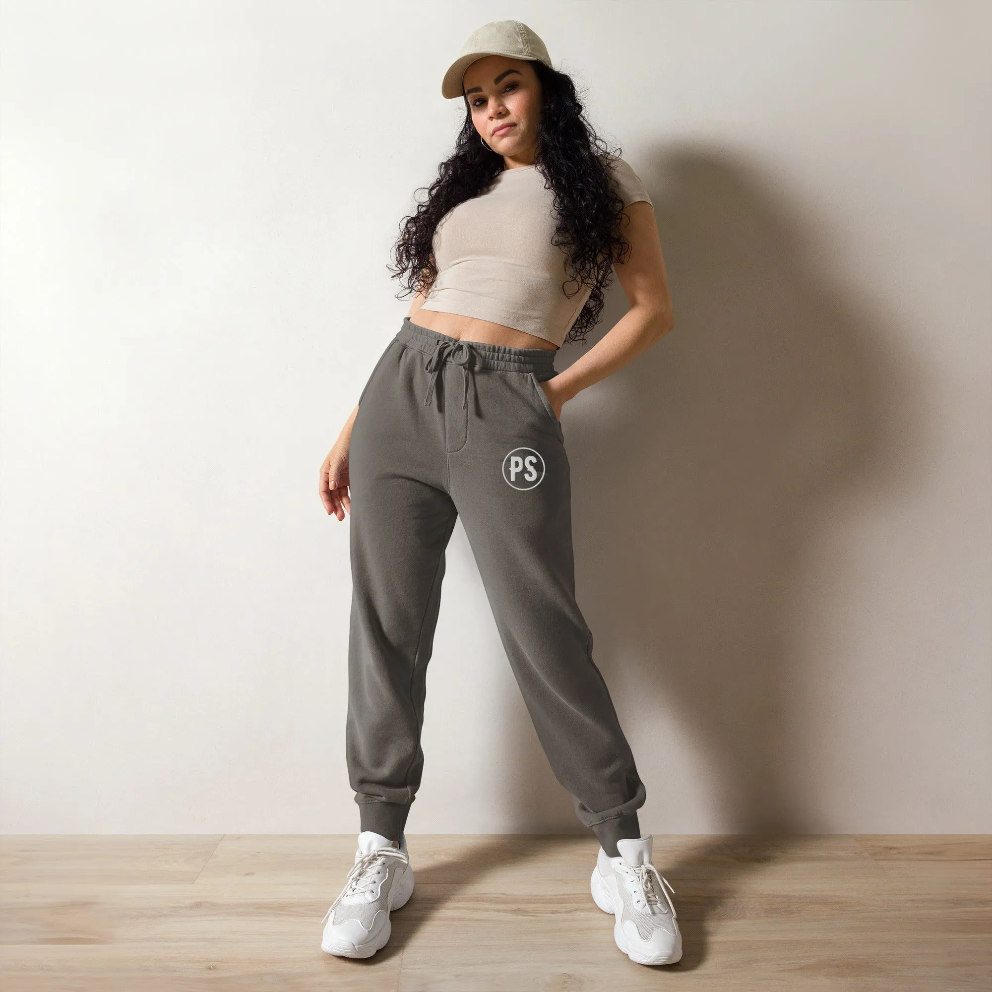 PS logo embroidered joggers