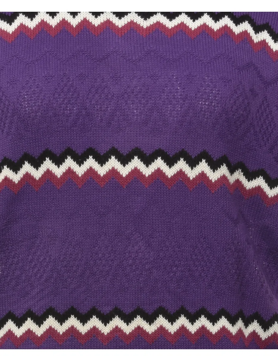 Purple Jumper - L