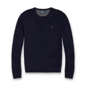 Ralph Lauren - Wool Crew Neck Jumper in Hunter Navy