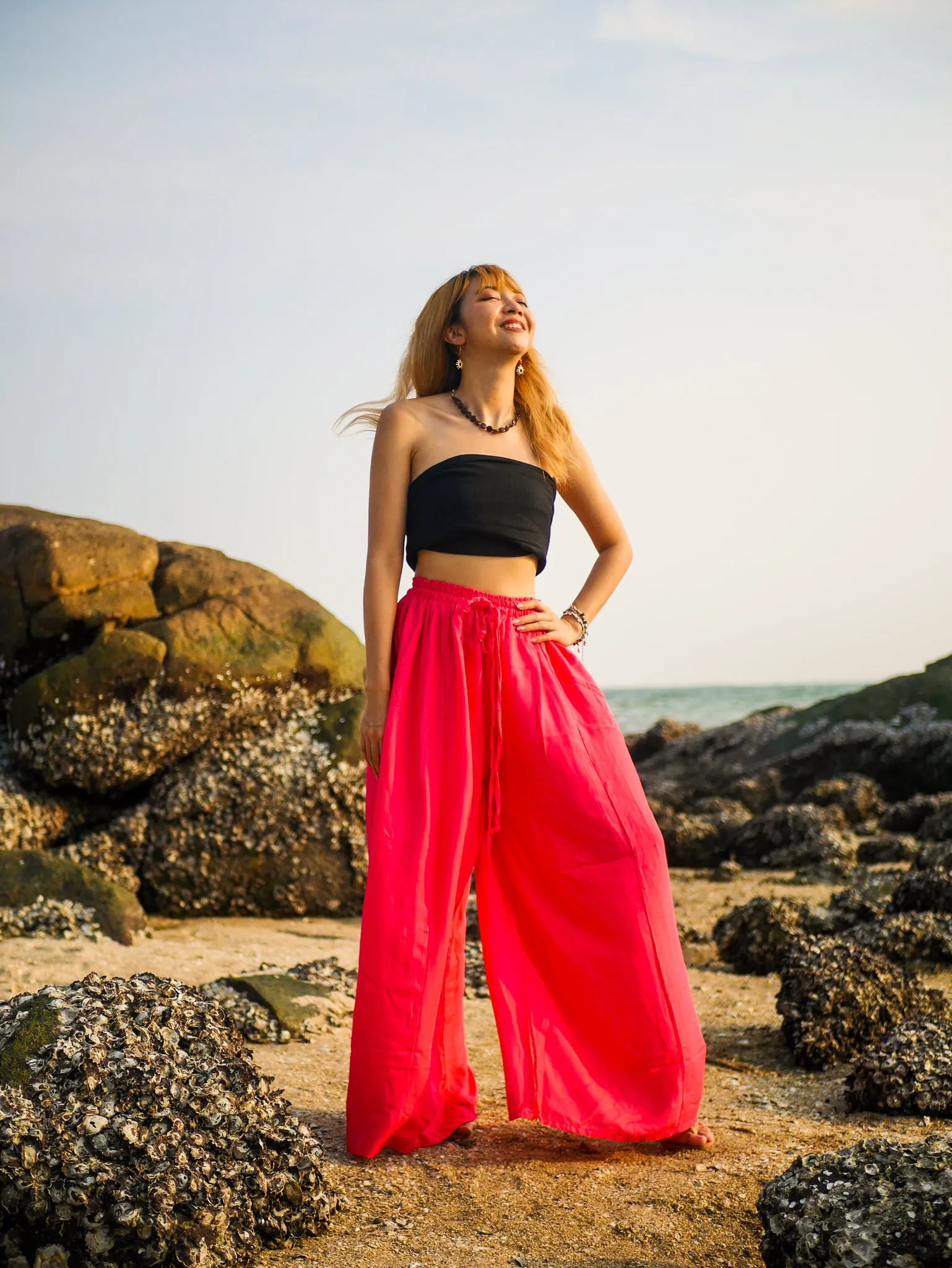 Scarlet Wide Leg Palazzo Pants