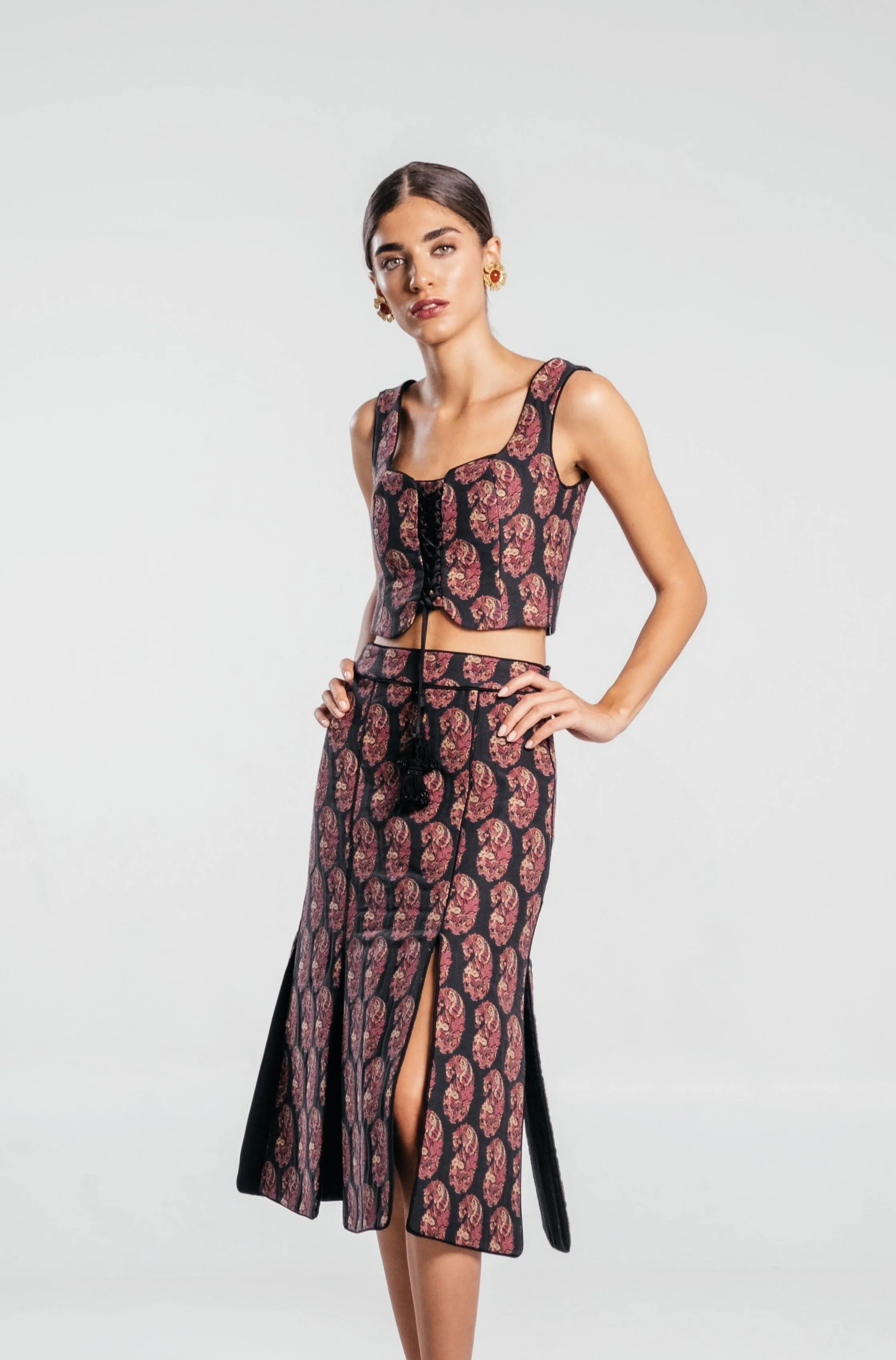 Shalimar Skirt - Termeh by RosewaterHouse