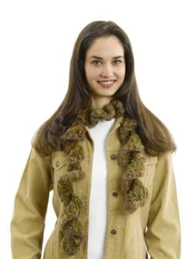 Spiral Ruffled Scarf Pattern (Crochet)