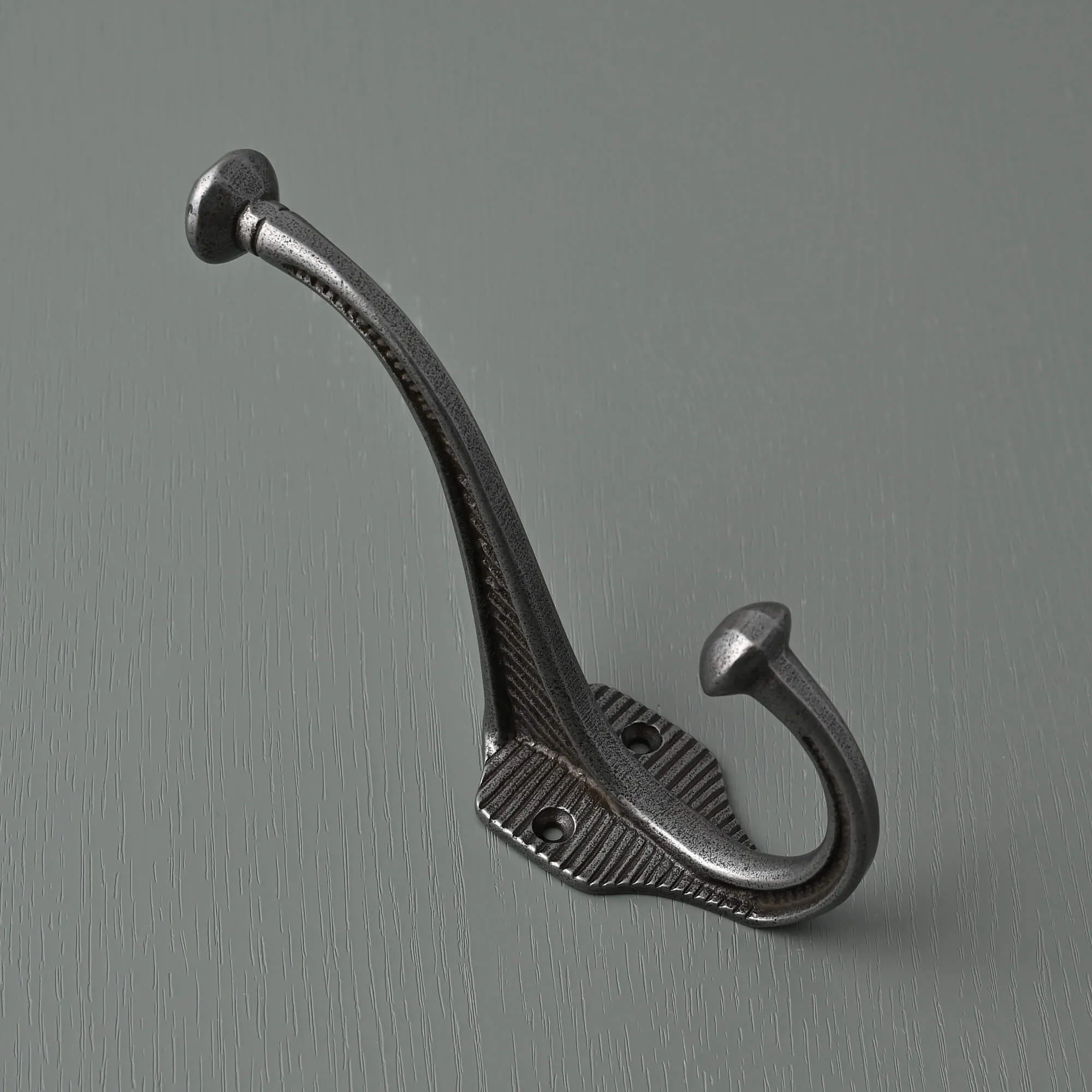 Stripe Cast Iron Hat & Coat Hook