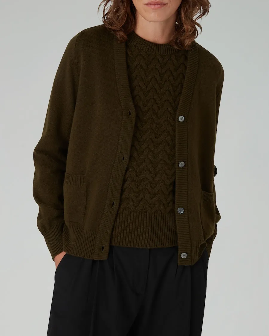 The CARDIGAN - Moss